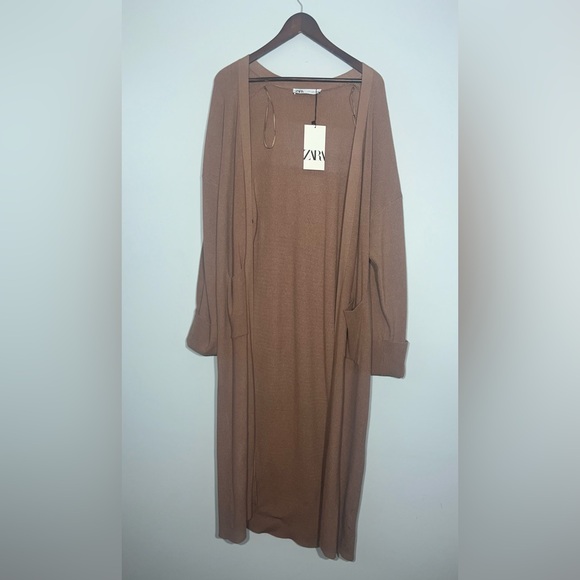 Zara Long Knit Jacket - Picture 13 of 13